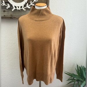 AYR The Swag Sweater Cashmere Sweater Creme Brûlée Size M‎